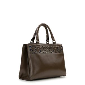 Genovese Satchel - Cavo Border Tooled