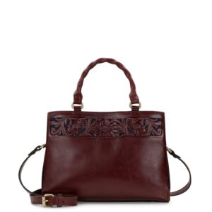 Genovese Satchel - Cavo Border Tooled