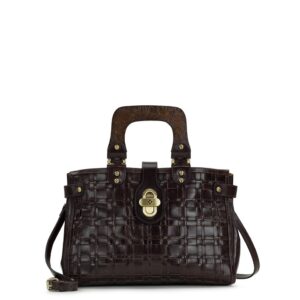 Sancia Woven Satchel - Vintage Distressed Woven