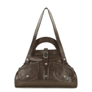 Milania Convertible Satchel - Vintage Distressed Leather