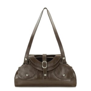 Milania Convertible Satchel - Vintage Distressed Leather